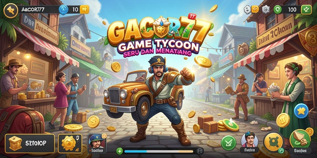 Screenshot GACOR77 menampilkan gameplay Tycoon yang menarik dan interaktif.