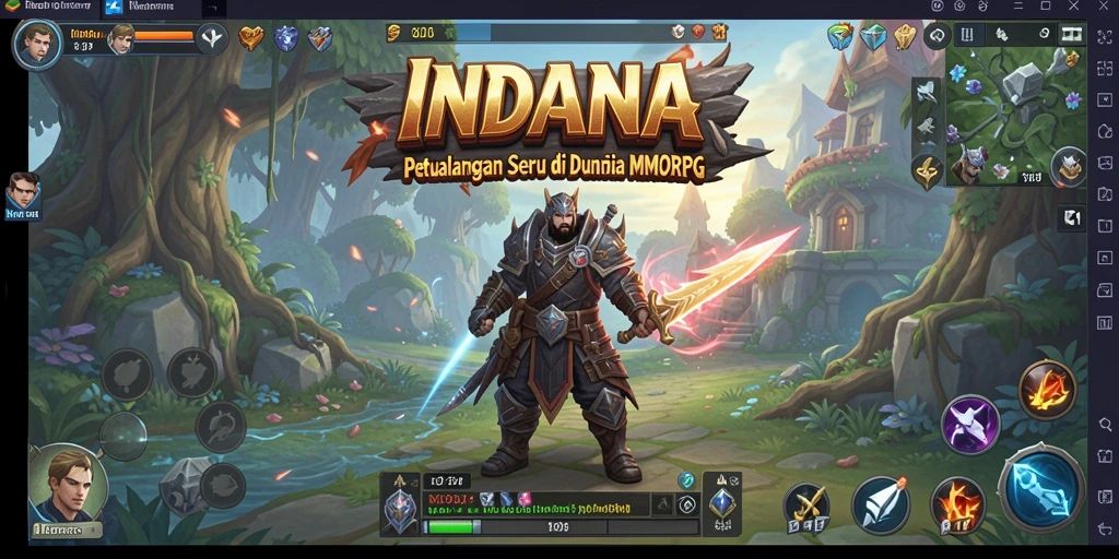 Gameplay seru INDAAA dengan pertarungan yang mendebarkan.