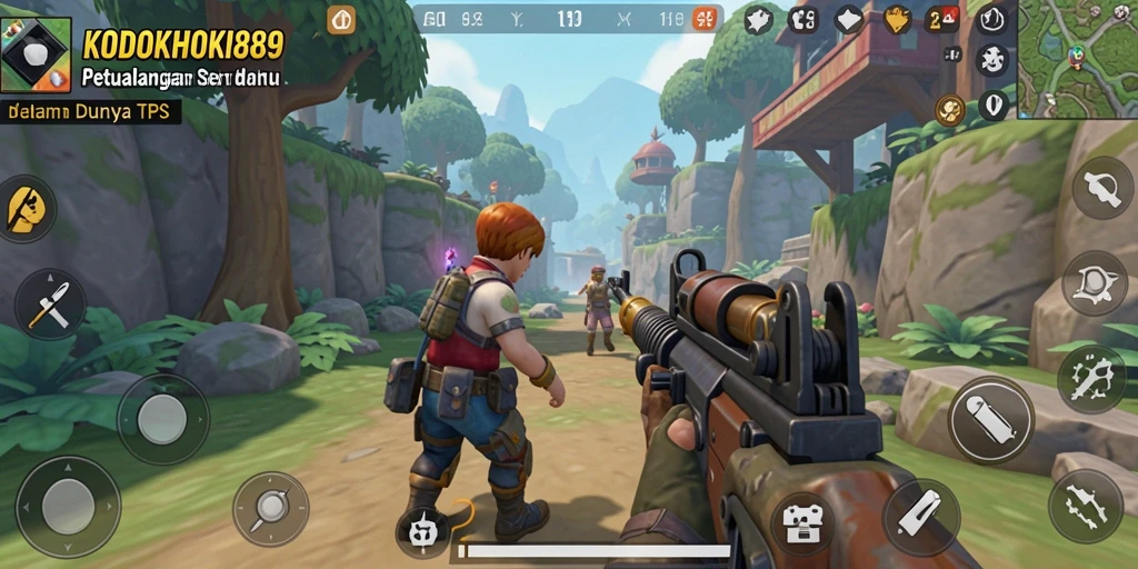 Tangkapan layar KODOKHOKI889 yang menunjukkan aksi seru dalam gameplay TPS.