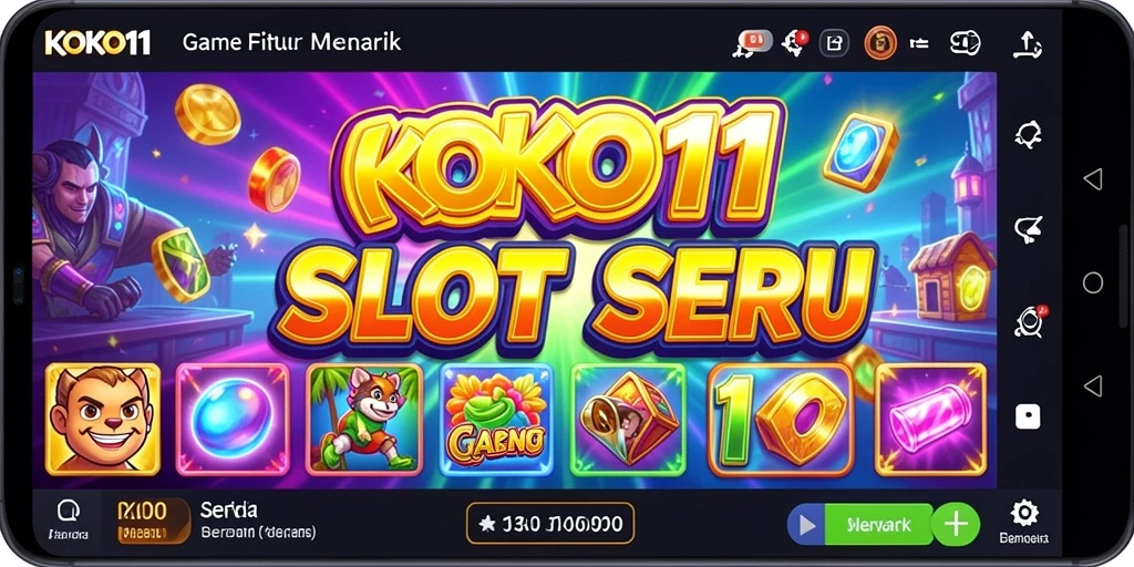 Tampilan gameplay menarik dari KOKO11 dengan efek visual yang memukau.