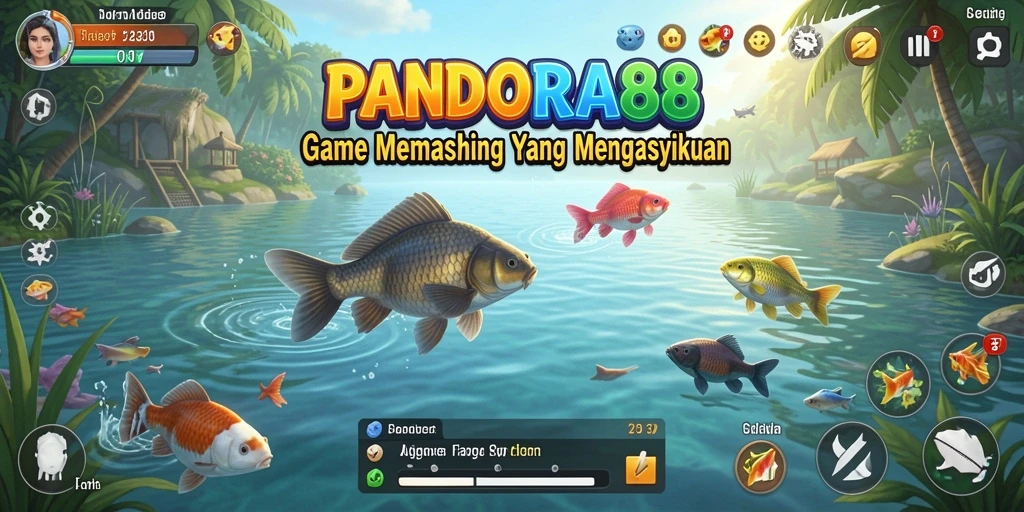 Gameplay memancing yang menegangkan dan menyenangkan di PANDORA88.