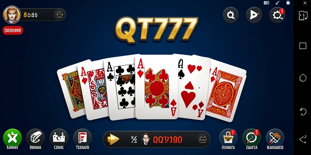 Screenshot gameplay QT777 menampilkan suasana seru dalam permainan Domino.