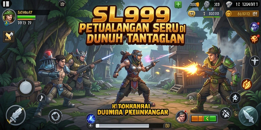 Gameplay SL999 yang seru dan penuh petualangan.