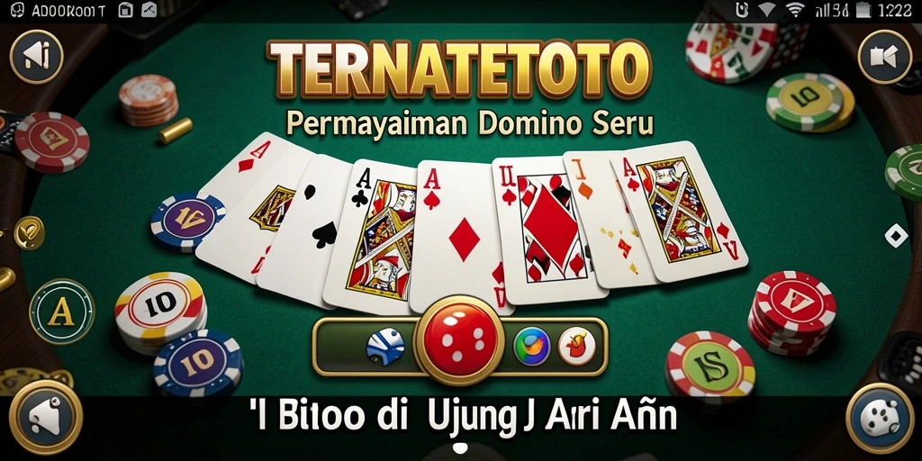 Tangkapan layar utama menunjukkan gameplay seru TERNATETOTO.