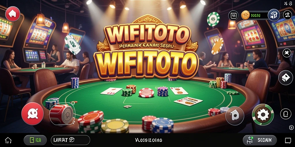 Tampilan gameplay menarik dari WIFITOTO dengan aksi kasino yang seru.