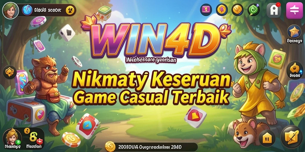 Tampilan menarik dari gameplay WIN4D yang mengasyikkan dan santai.