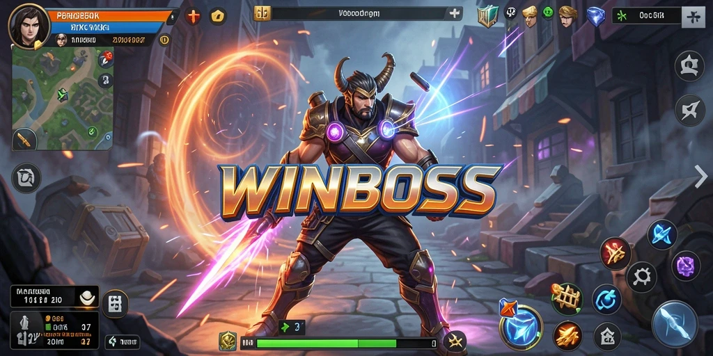 Tampilkan gameplay seru WINBOSS dengan pertarungan intens.